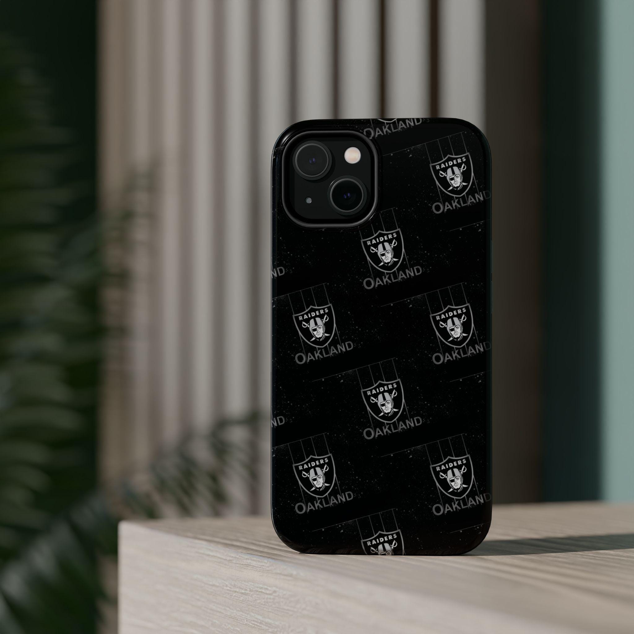 Oakland Raiders Logo Phone Case | Magnetic Impact-Resistant Case