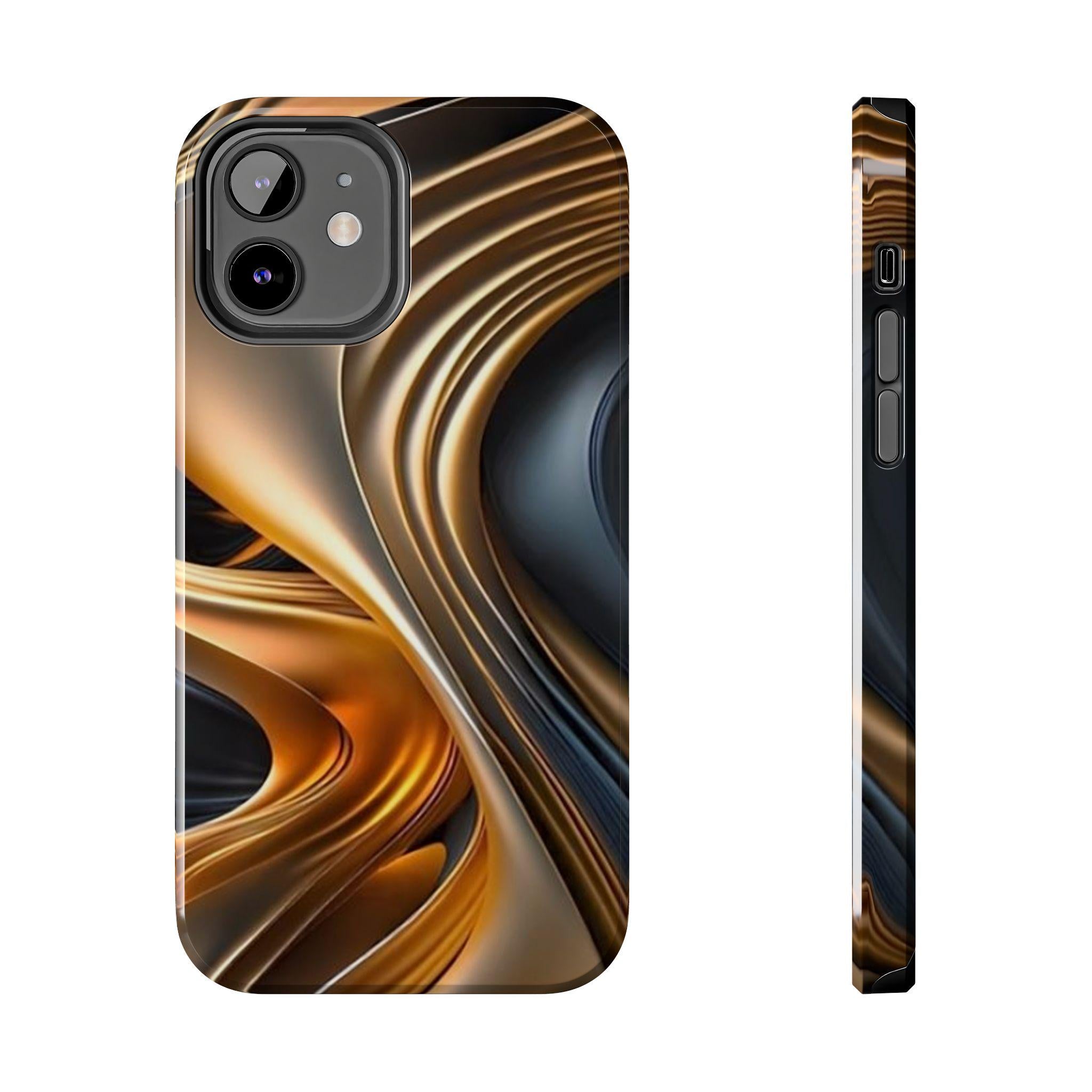 Metallic Swirl Phone Case
